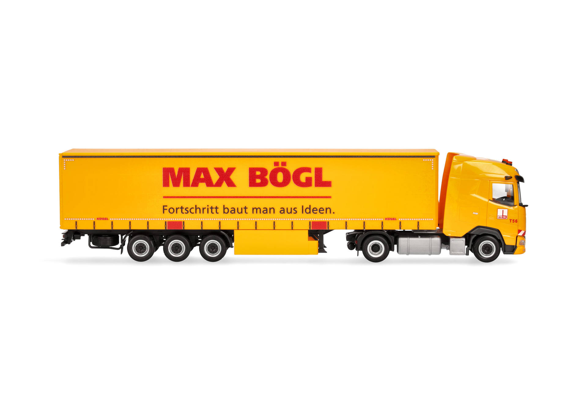 DAF XG Gardinenplanen-Sattelzug "Max Bögl"