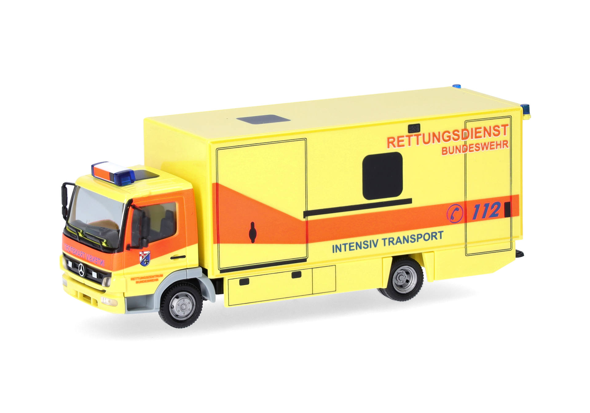 Mercedes-Benz Atego 2008 box truck "Bundeswehrkrankenhaus" (German military hospital)