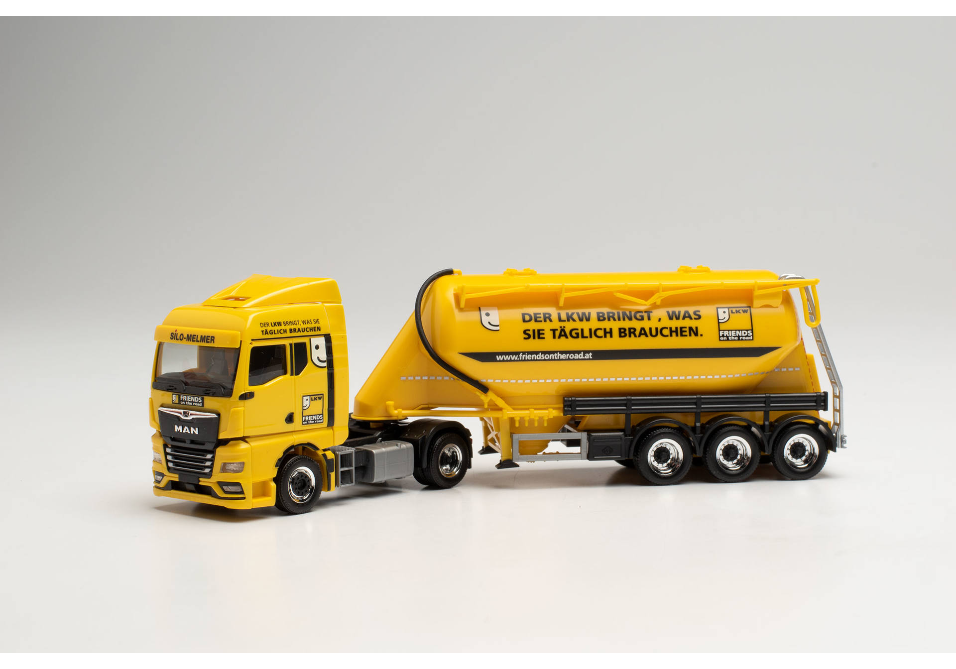 MAN TGX GM bulk silo semitrailer „Silo Melmer / Friends on the Road“