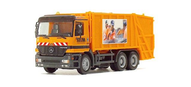 Herpa Mercedes-Benz Actros S garbage truck AWM 269834
