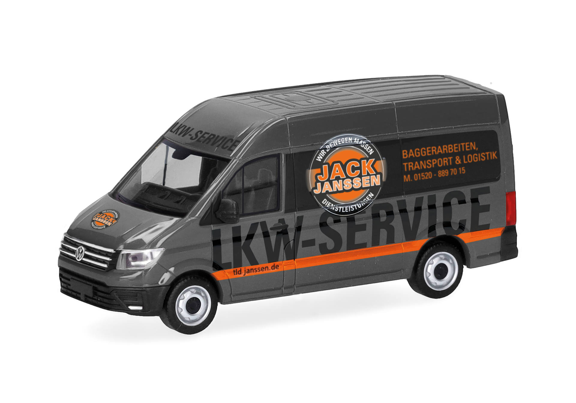 Volkswagen (VW) Crafter transporter "Jack Janssen" (Lower Saxony/ Rhede)