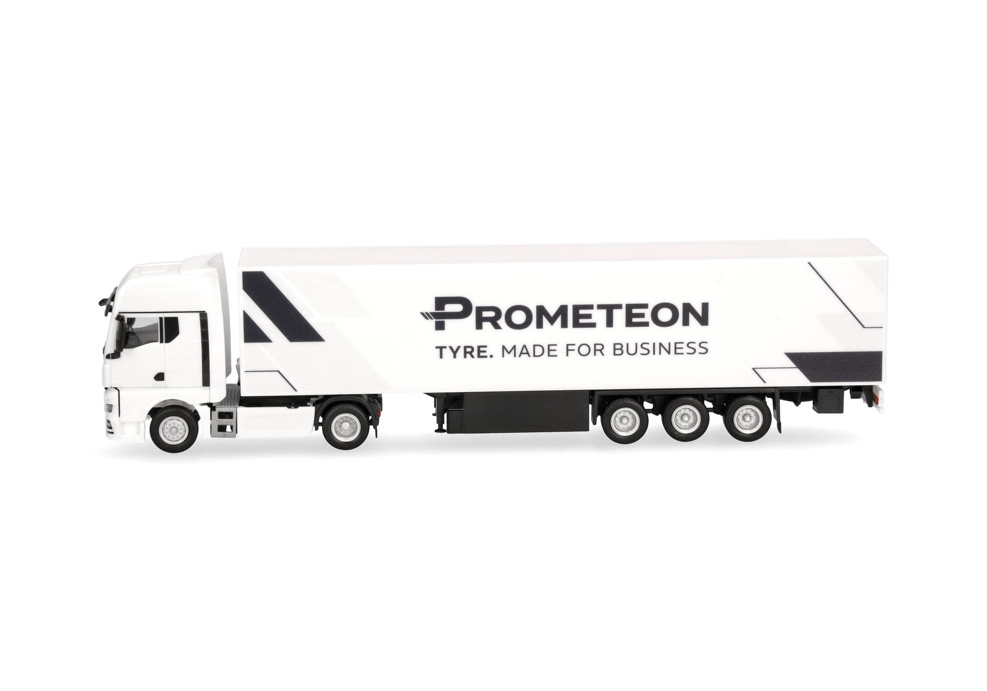 truck, semi-trailer, tractor unit, white trailer, branding