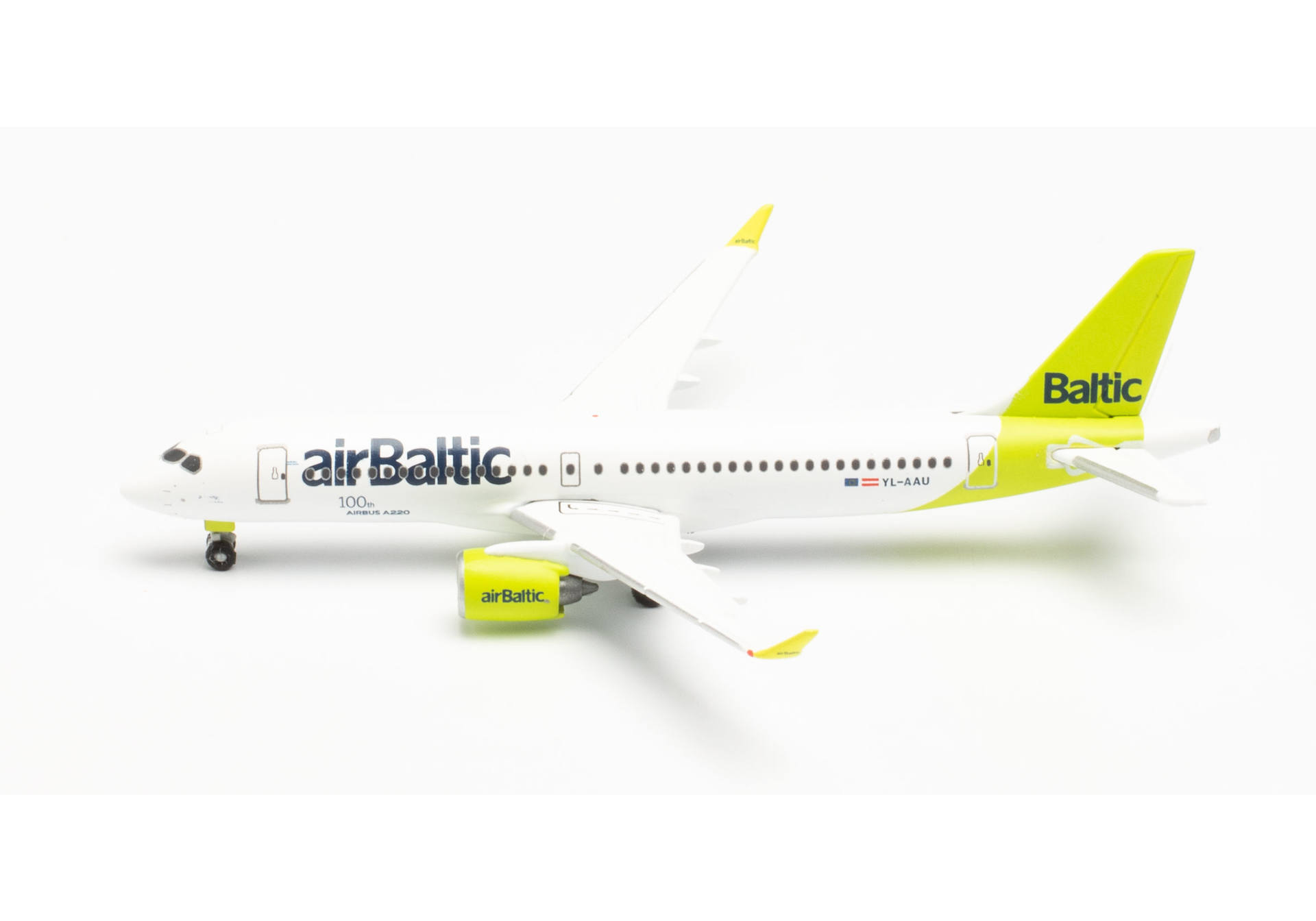 airBaltic Airbus A220-300 - new livery “100th A220” – YL-AAU