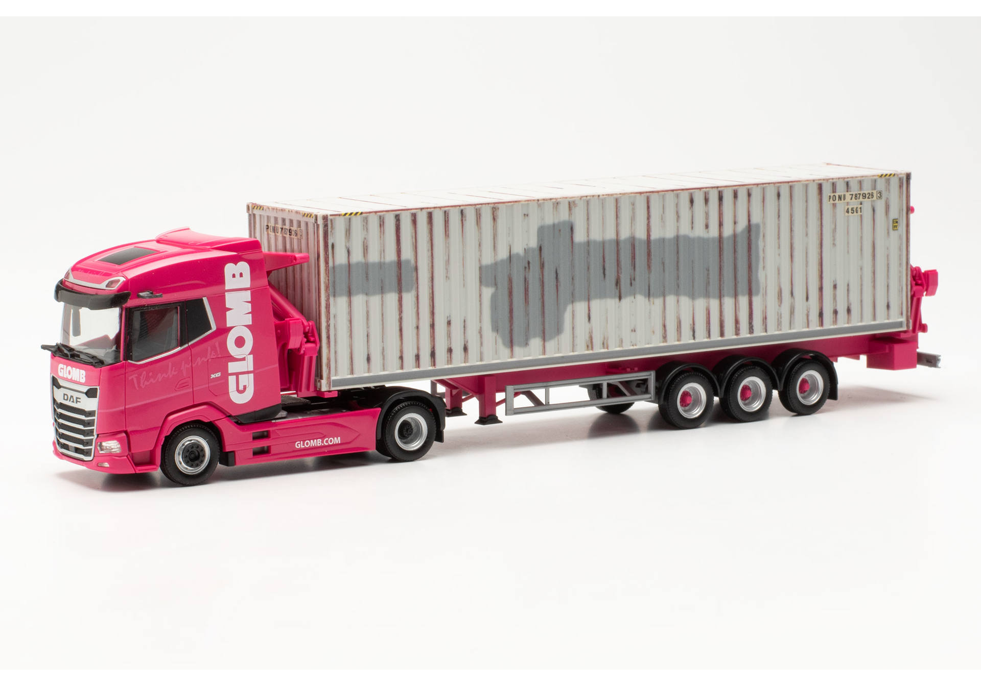 DAF XG 40ft container semitrailer "GLOMB"