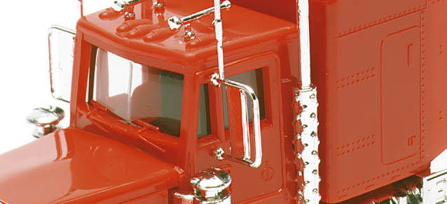 Peterbilt rigid tractor with new sleeper