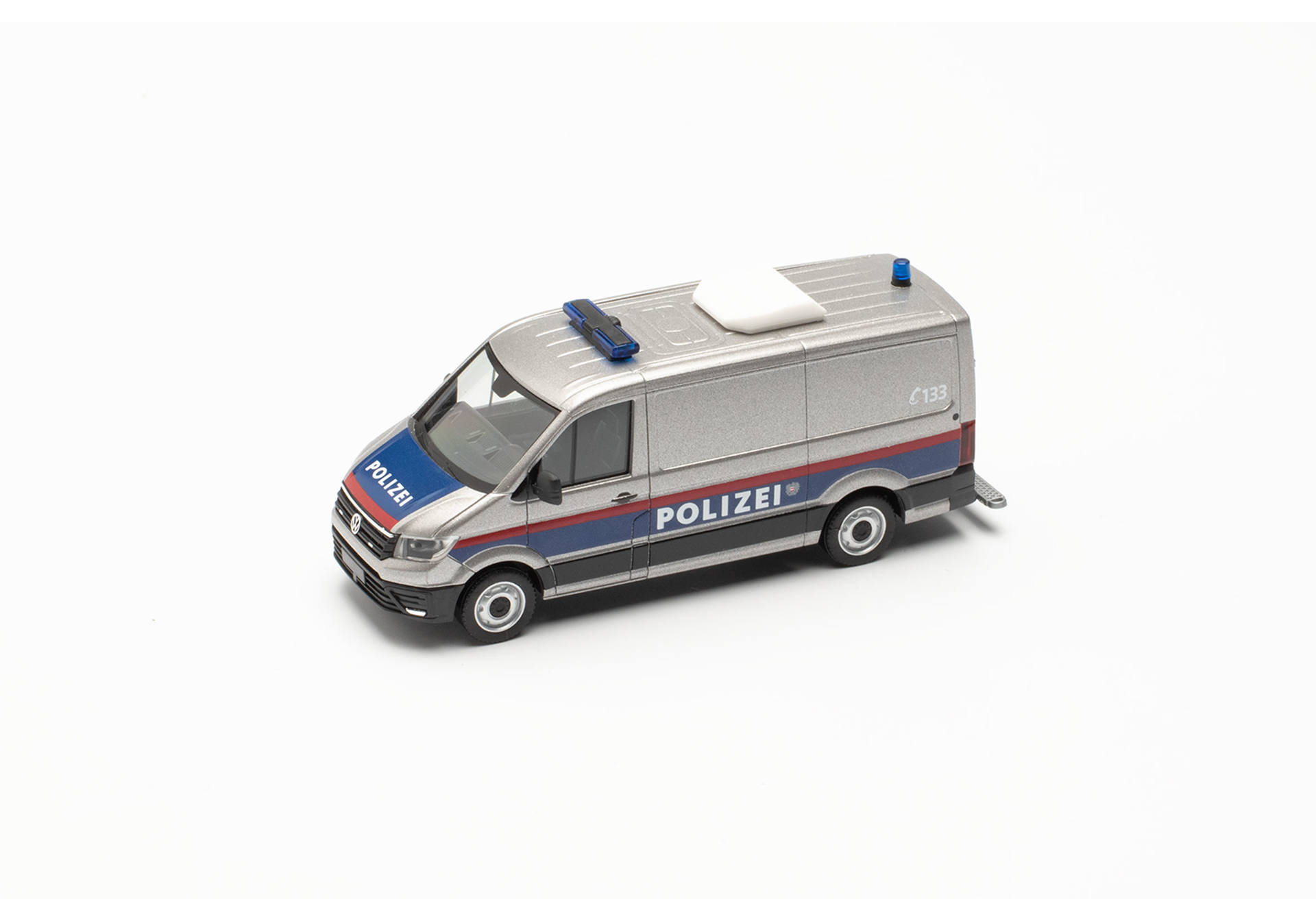 Volkswagen (VW) Crafter flat roof "Police Austria, prisoner transporter"