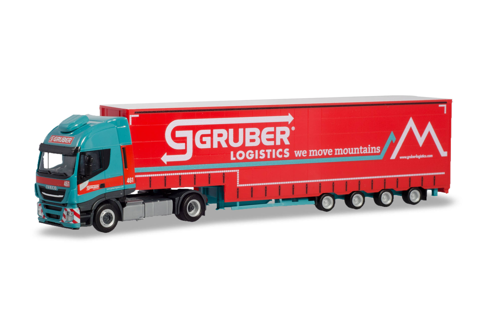 Iveco Stralis XP volume semitrailer "Gruber Logistics"