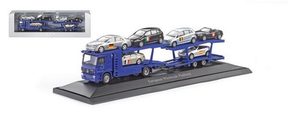 Mercedes-Benz Actros L '02 car transporter hanger train