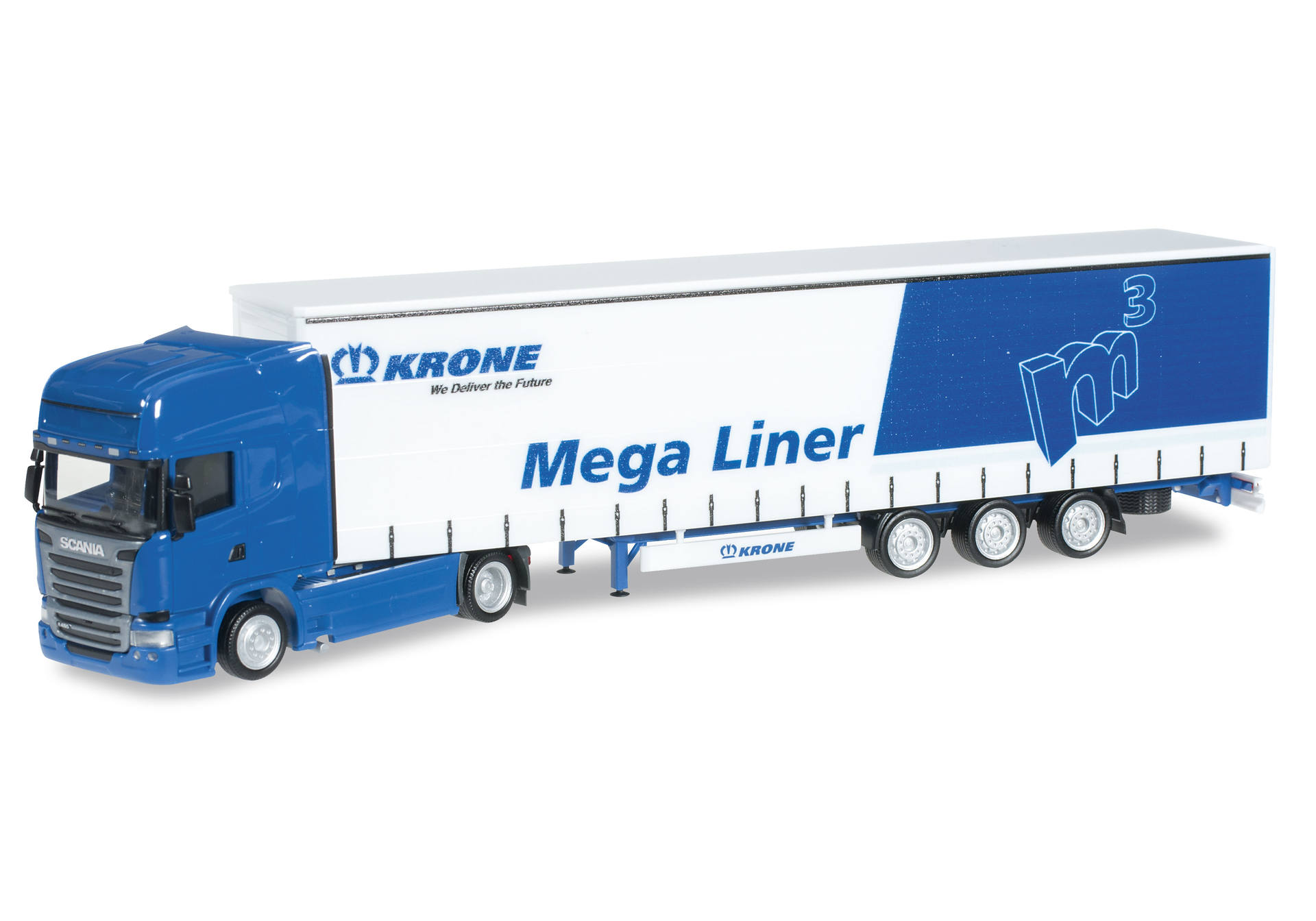 Scania R TL curtain canvas semitrailer "Krone"