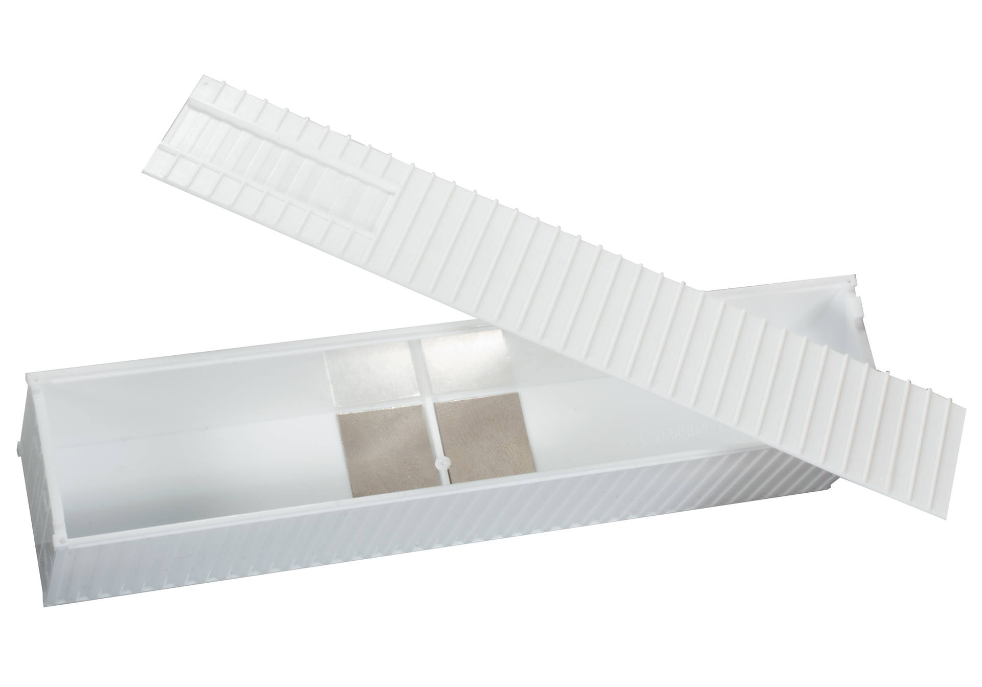 Small metal plates to refi t the container (Reachstacker), 12 units