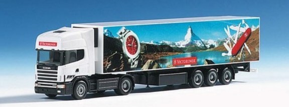 Scania 144 TL cold suitcase saddle train 2A/3A