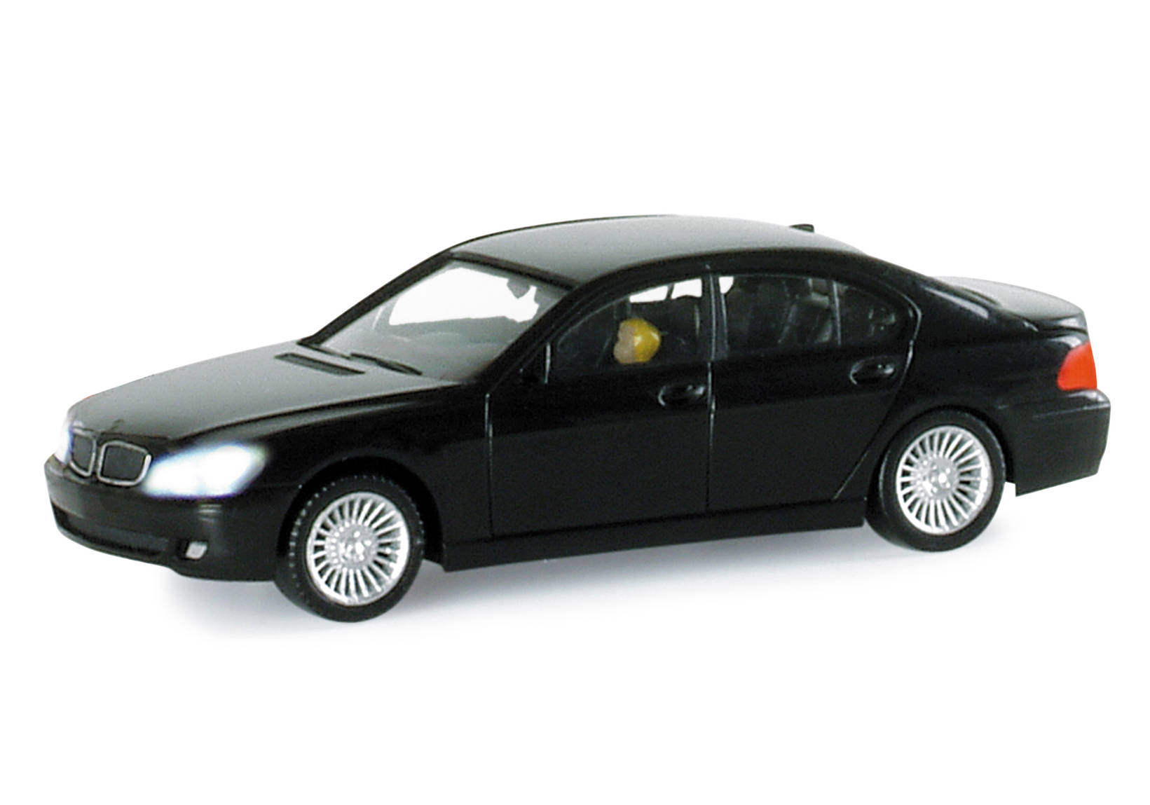 BMW 7er facelift, mit Beleuchtung und Fahrerfigur