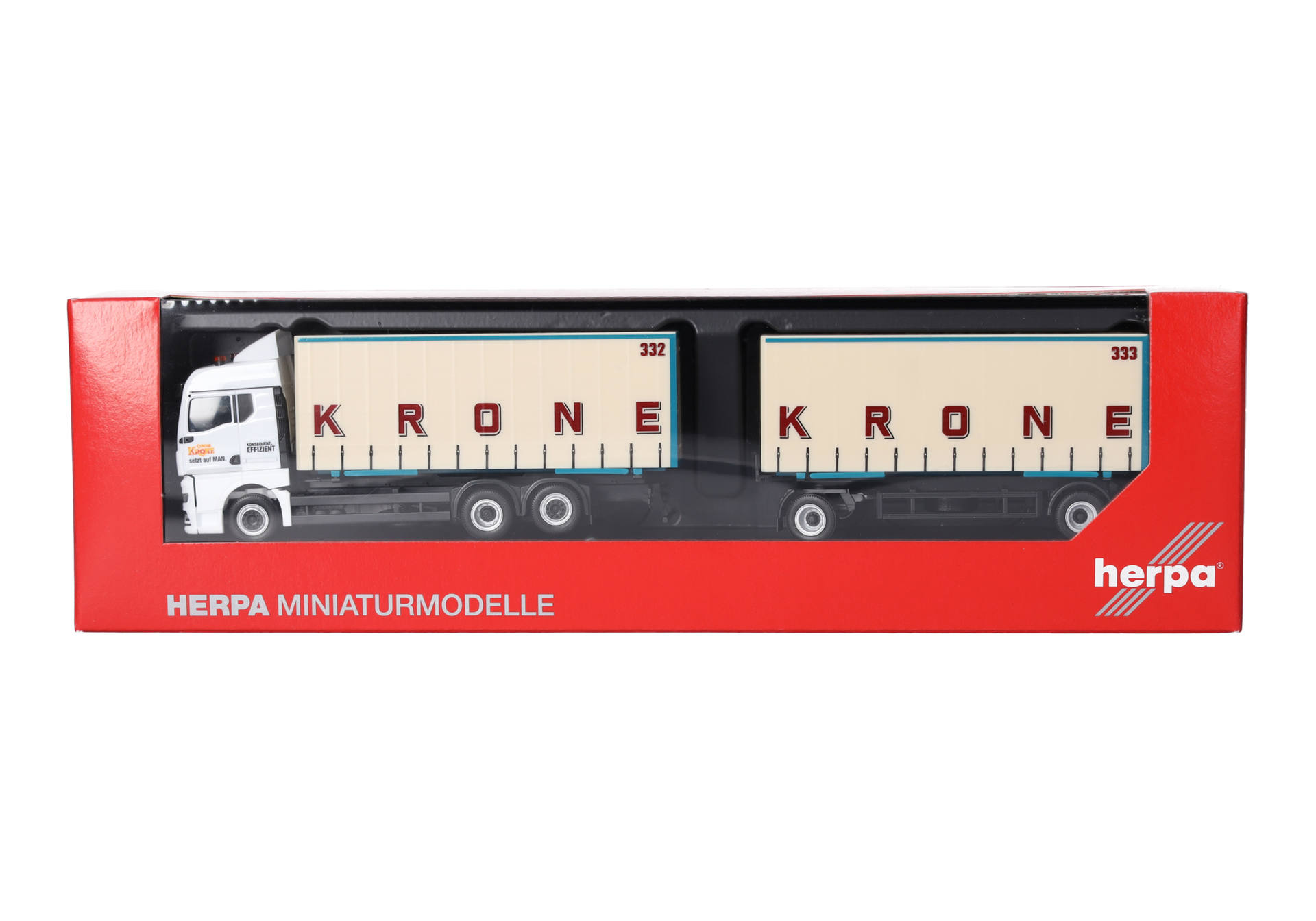 MAN TGX GM Wechselgardinenplanen-Hängerzug "Circus Krone"