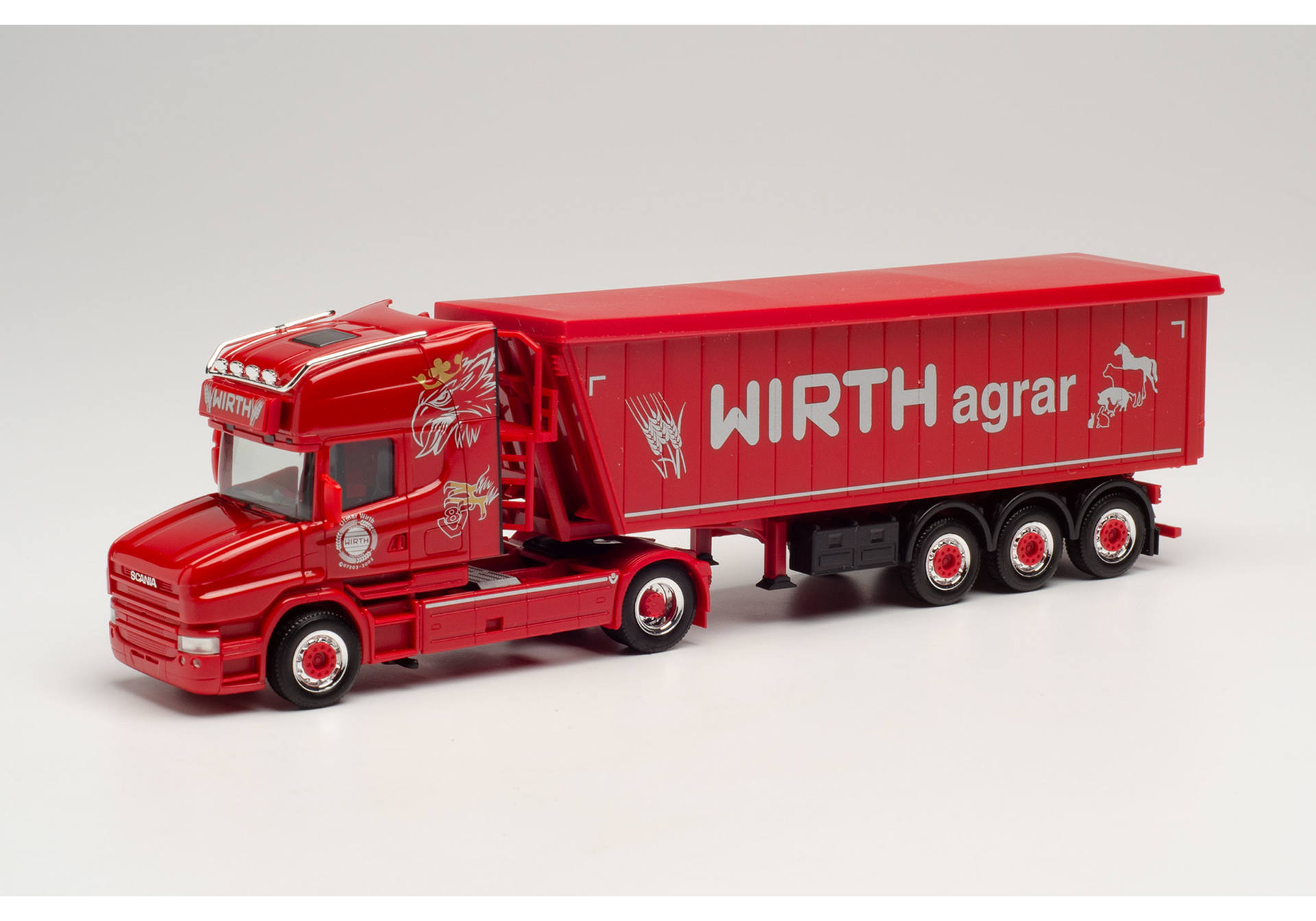 Scania conventional TL semitrailer„Wirth Agrar“