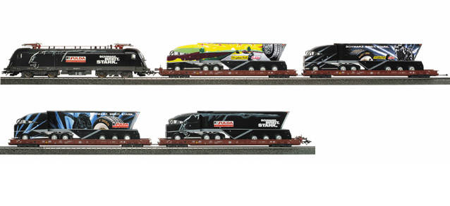Transportzug Fulda Showtruck Herpa/Märklin (Wechselstromausführung)