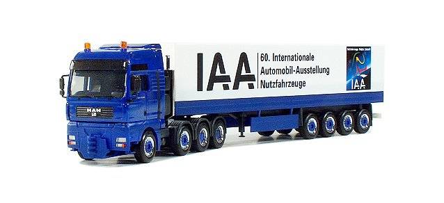 MAN TGA XXL canvas semitrailer "IAA 2004"