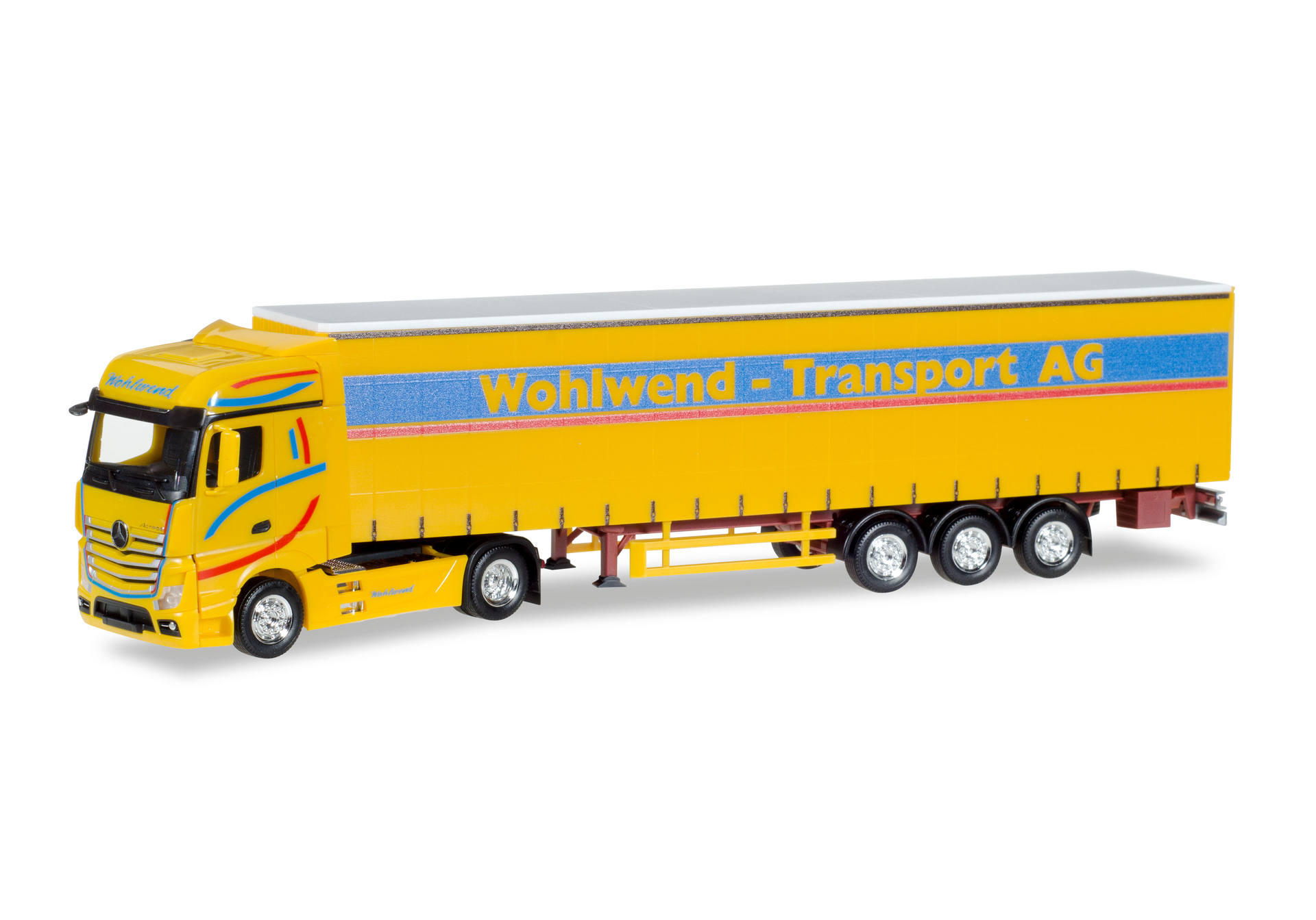 Mercedes-Benz Actros Bigspace curtain canvas semitrailer "Wohlwend"