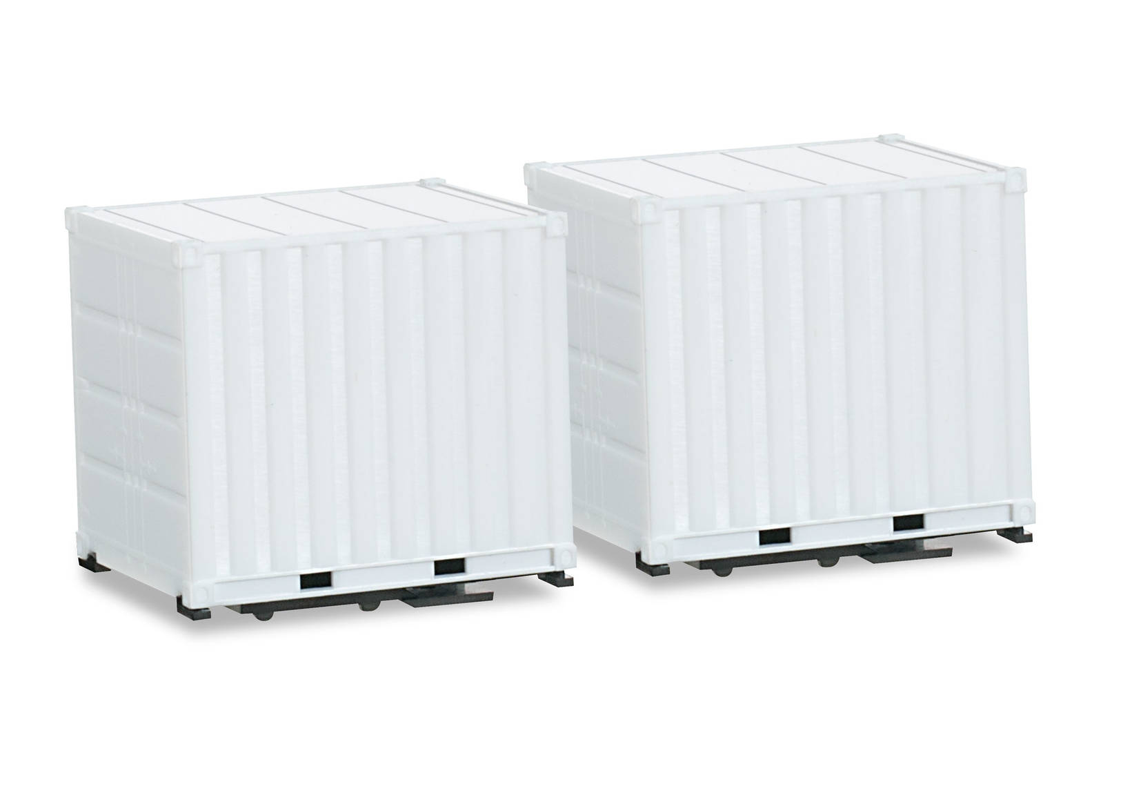 Accessories 10 ft. container with support frame for rigid tractor (2 pieces), Base plate included