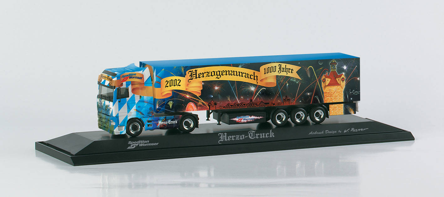 DAF XF SSC box trailer "Herzo-Truck / Wormser", PC