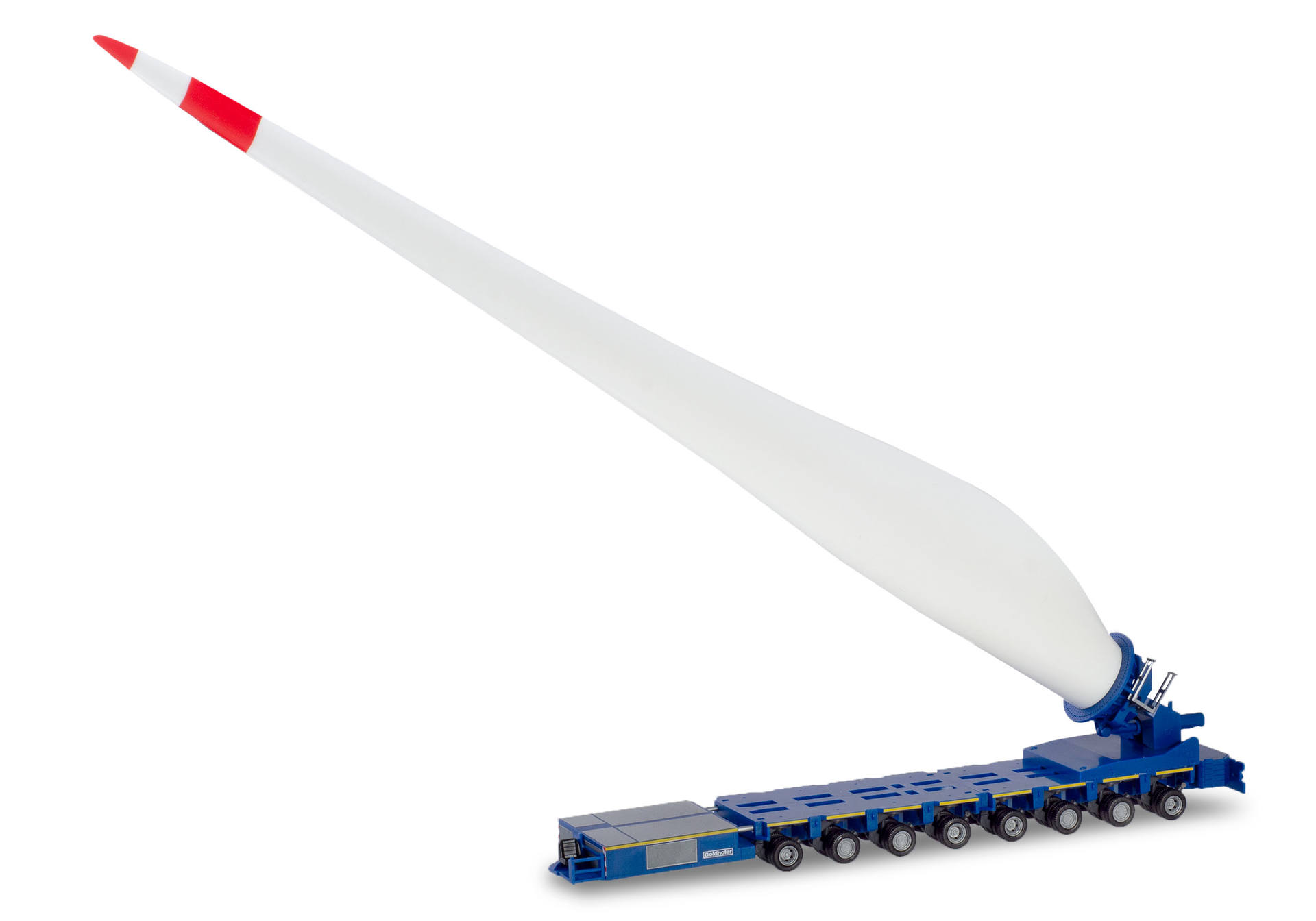Goldhofer FTV 300 with power pack and wind turbine blades