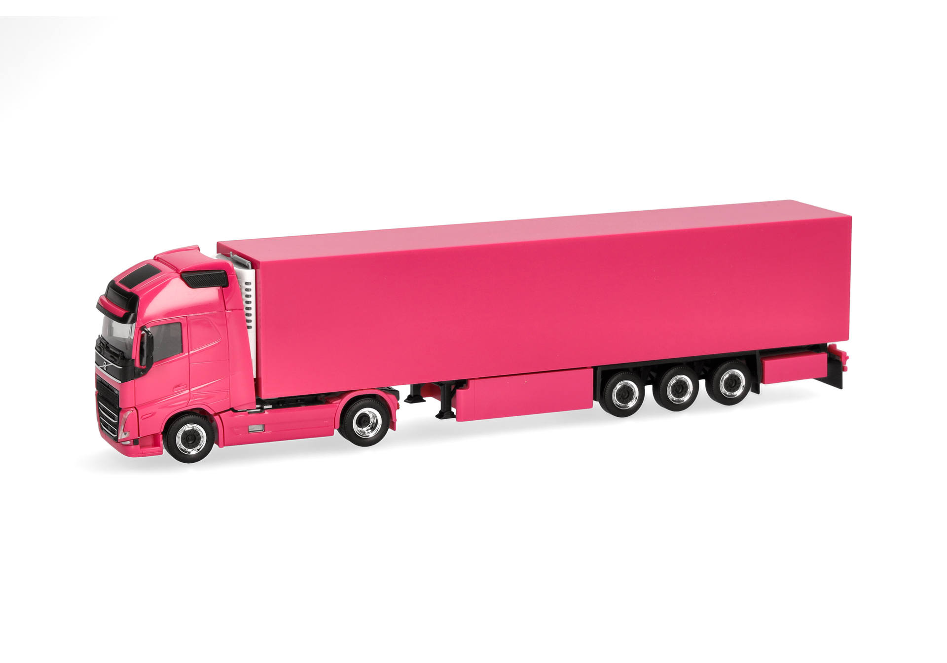 Volvo FH GL XL 2020 refrigerated box semitrailer, magenta