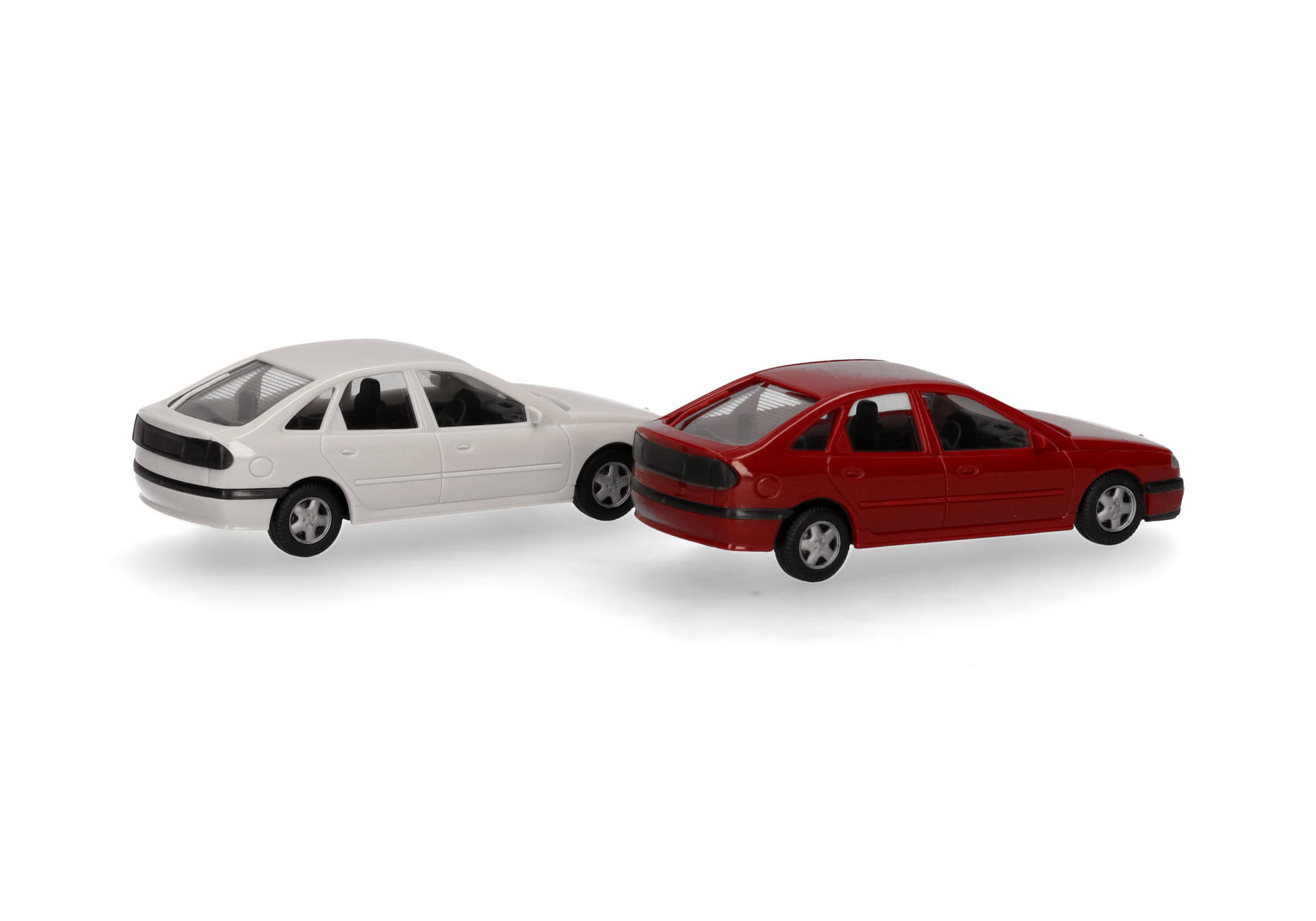 Herpa MiniKit: Renault Laguna Siennarot und Arktisweiß, 2 Stück