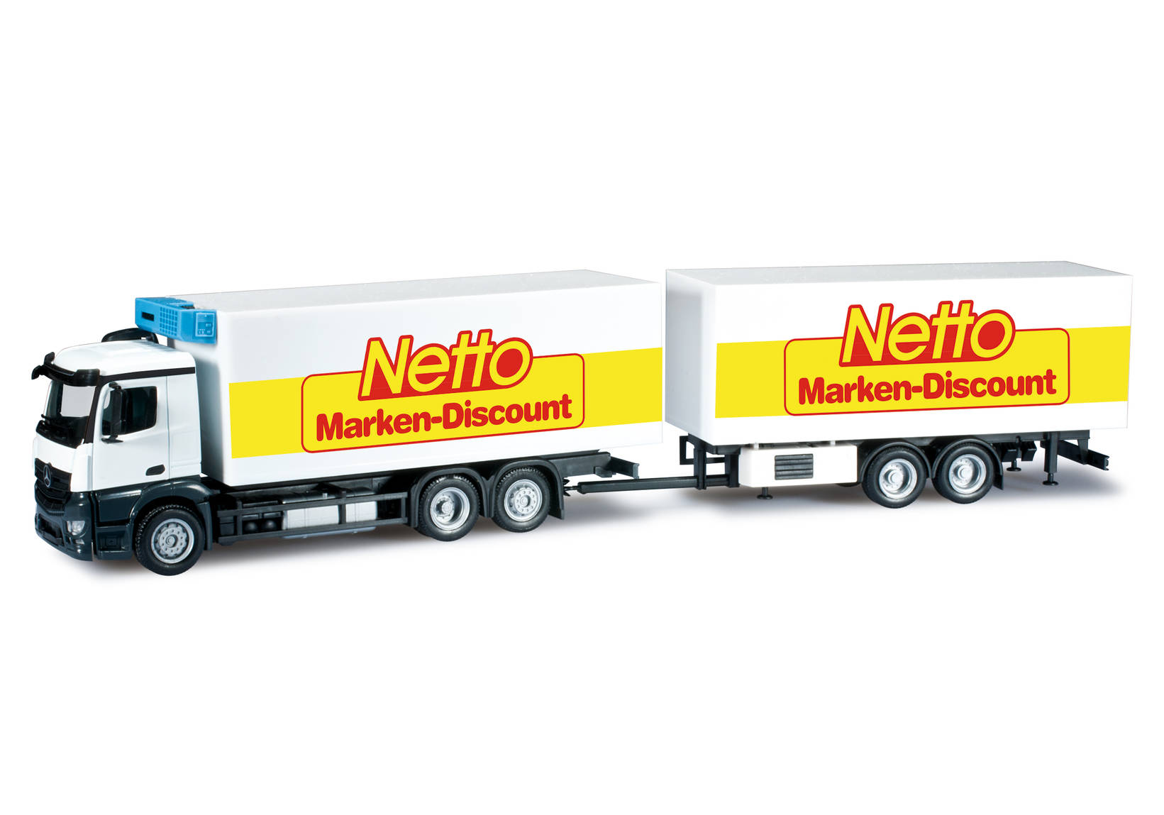 Mercedes-Benz Antos M Kühlkoffer-Hängerzug "Netto Marken-Discount"