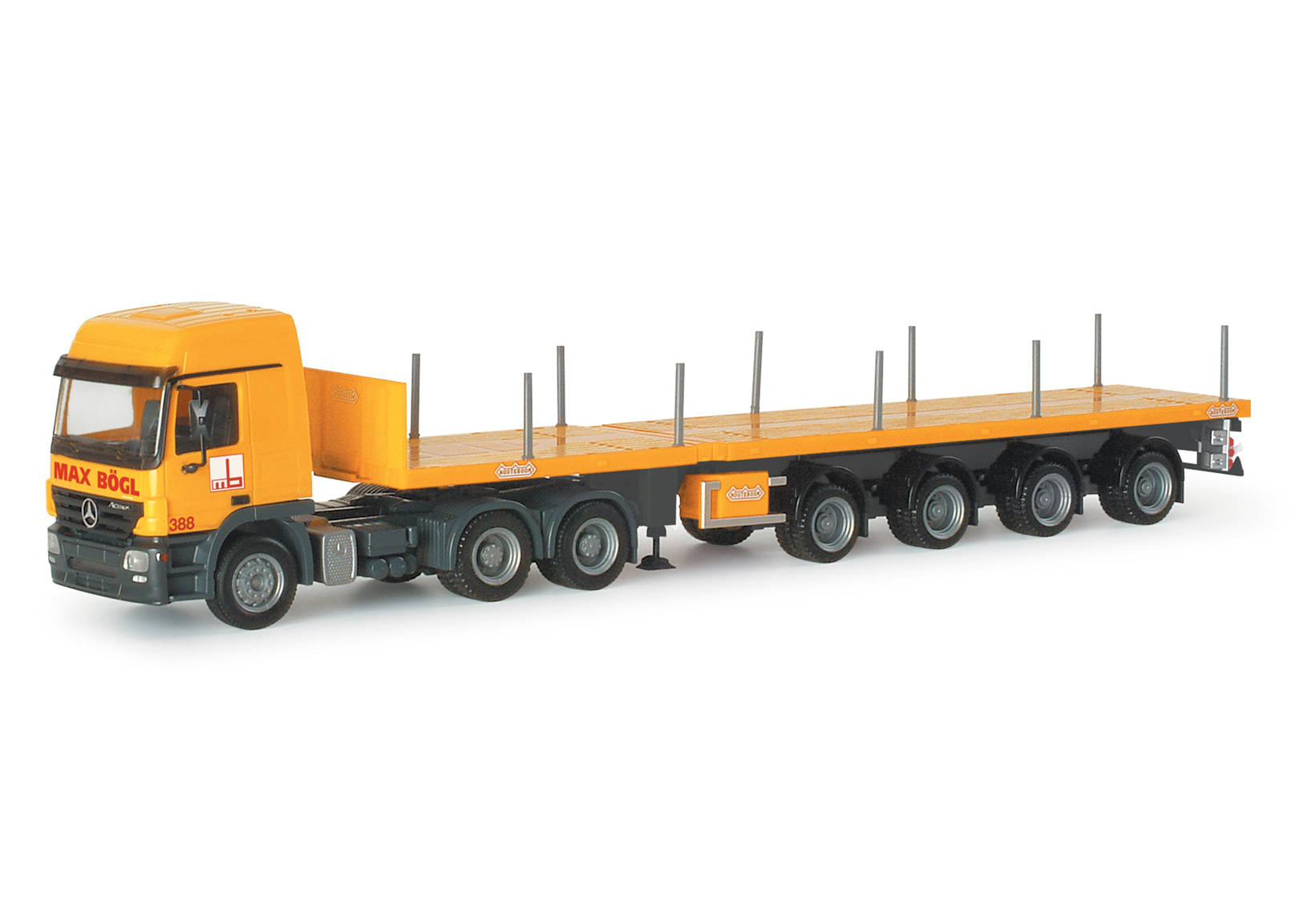 Mercedes-Benz Actros L 02 Teletrailer-Sattelzug "Max Bögl"