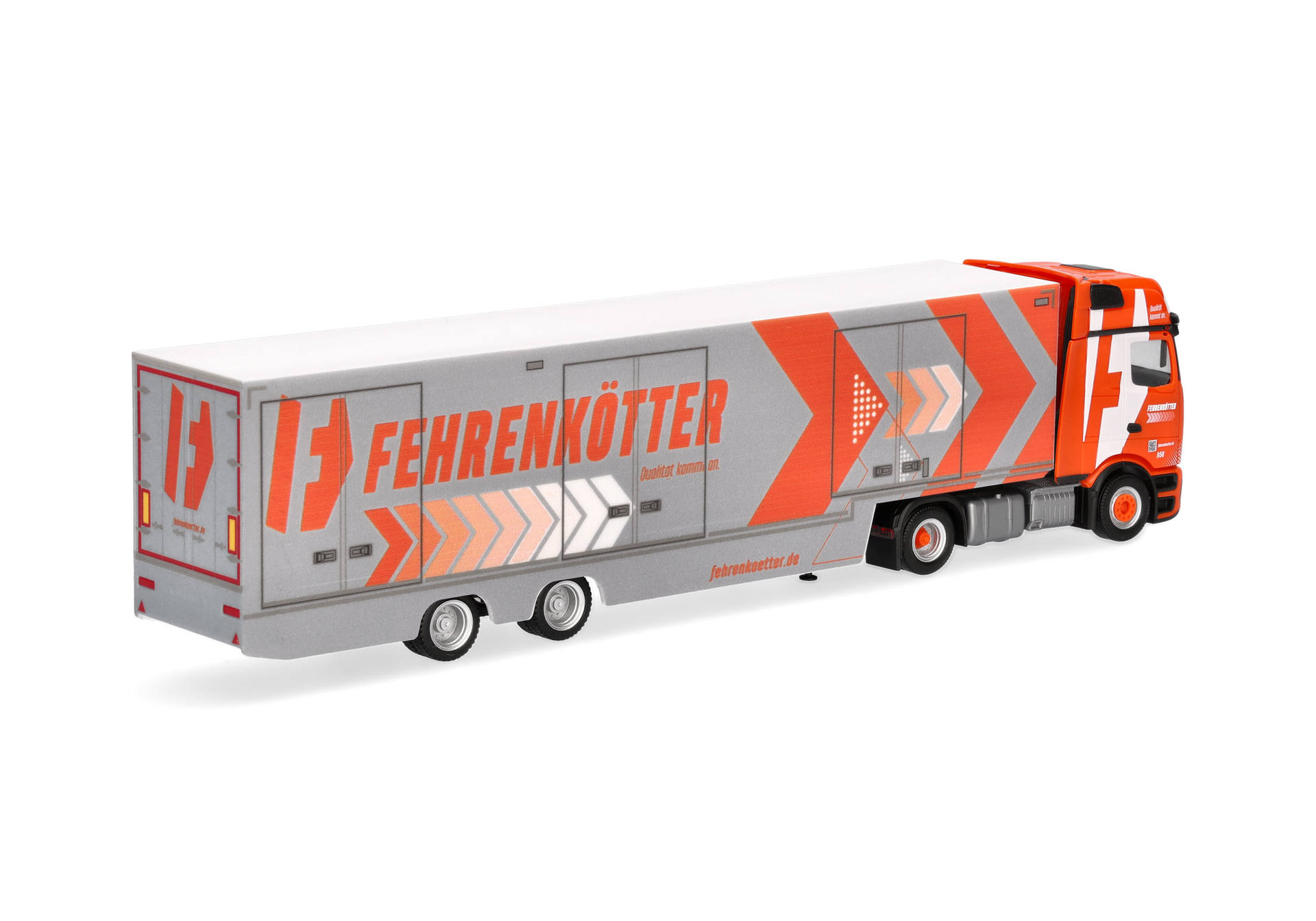 Mercedes-Benz Actros L ProCabin Gigaspace box semitrailer "Fehrenkötter"