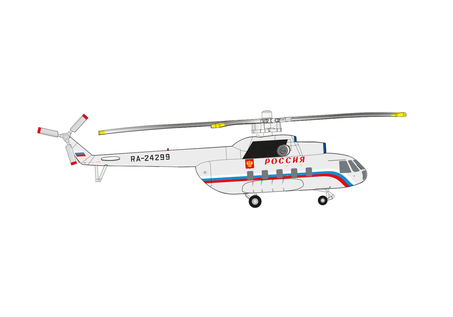 Rossiya Special Flight Unit Mil Mi-8P – RA-24299