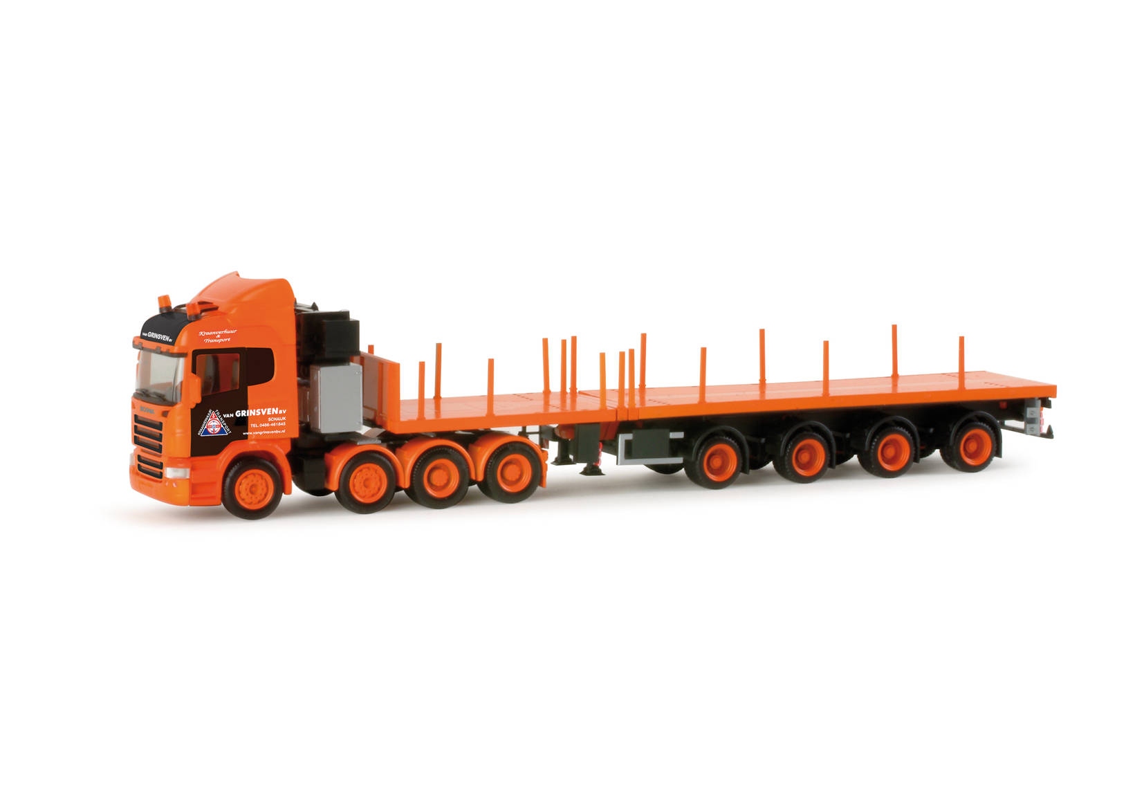 Scania R HL teletrailer semitrailer "Van Grinsven" (NL)