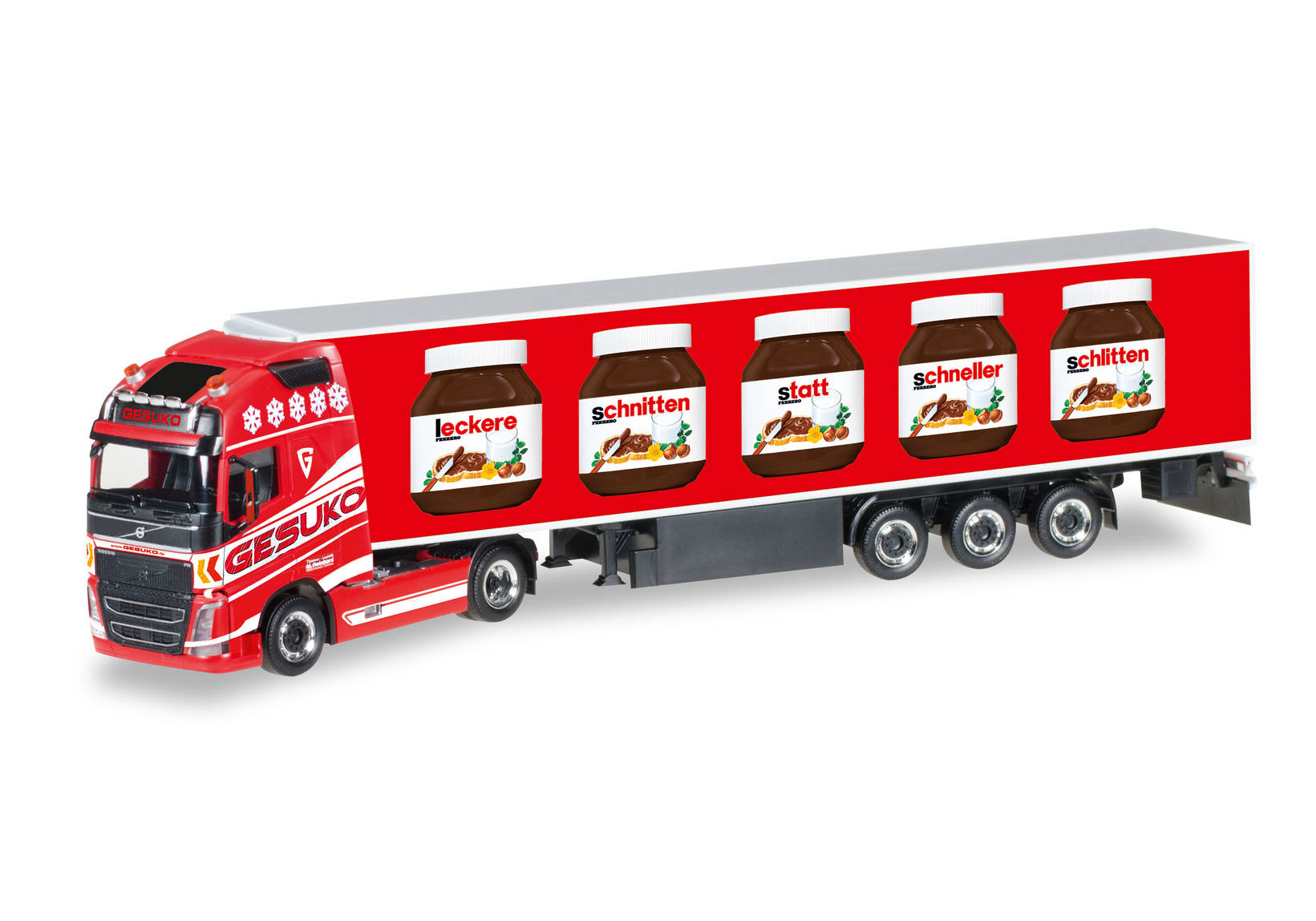 Volvo FH Gl. XL refrigerated box semitrailer "Nutella / Gesuko"