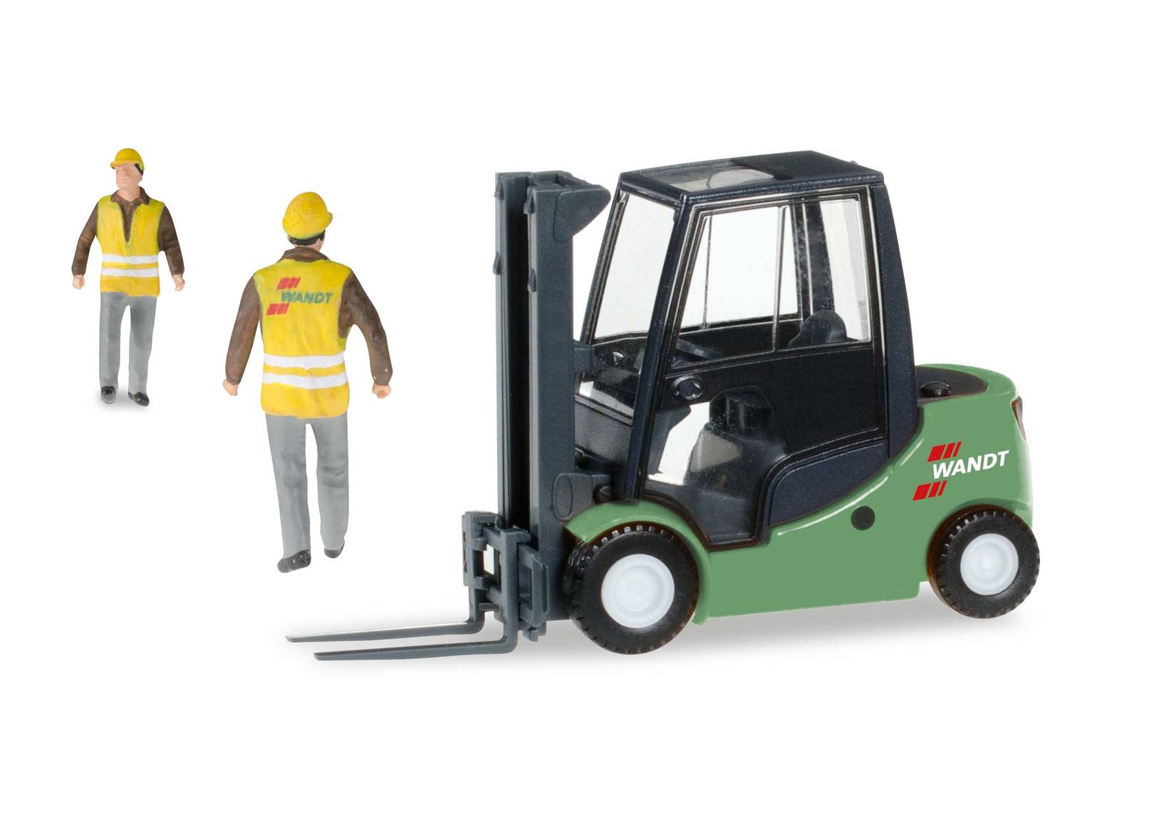 Jungheinrich Gabelstapler mit Preiser-Figur "Spedition Wandt"