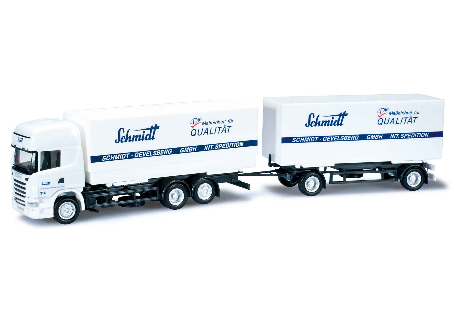 Scania R TL Wechselbrücken-Hängerzug "Schmidt Grevelsberg"