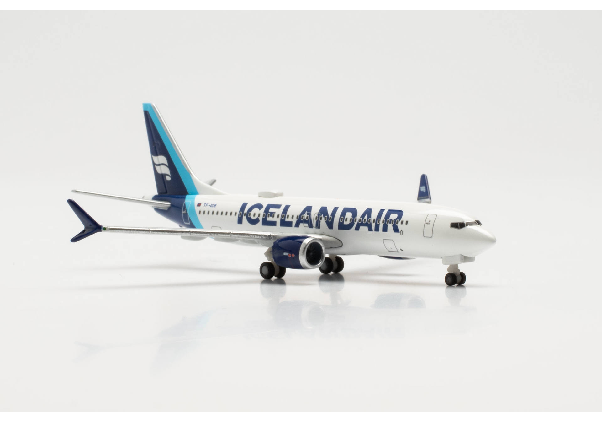 Icelandair Boeing 737 Max 8 - new colors (cyan tail stripe) – TF-ICE “Jökulsárlón”