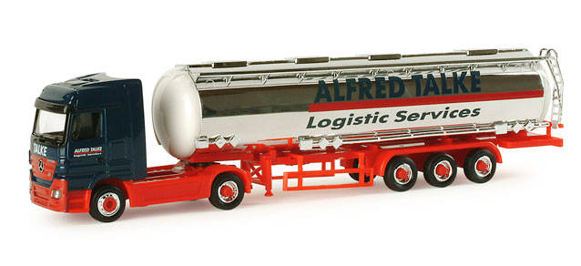 Mercedes-Benz Actros LH chromium plated tank semitrailer "Talke"