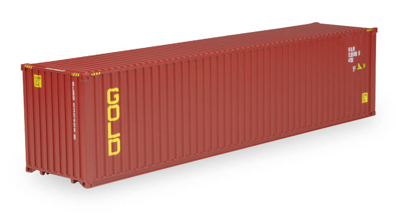 40 ft. container, gold