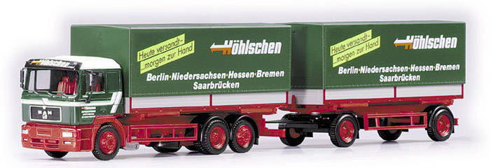 MAN F2000 Wechselpritschen-Hängerzug Sped.Höhlschen