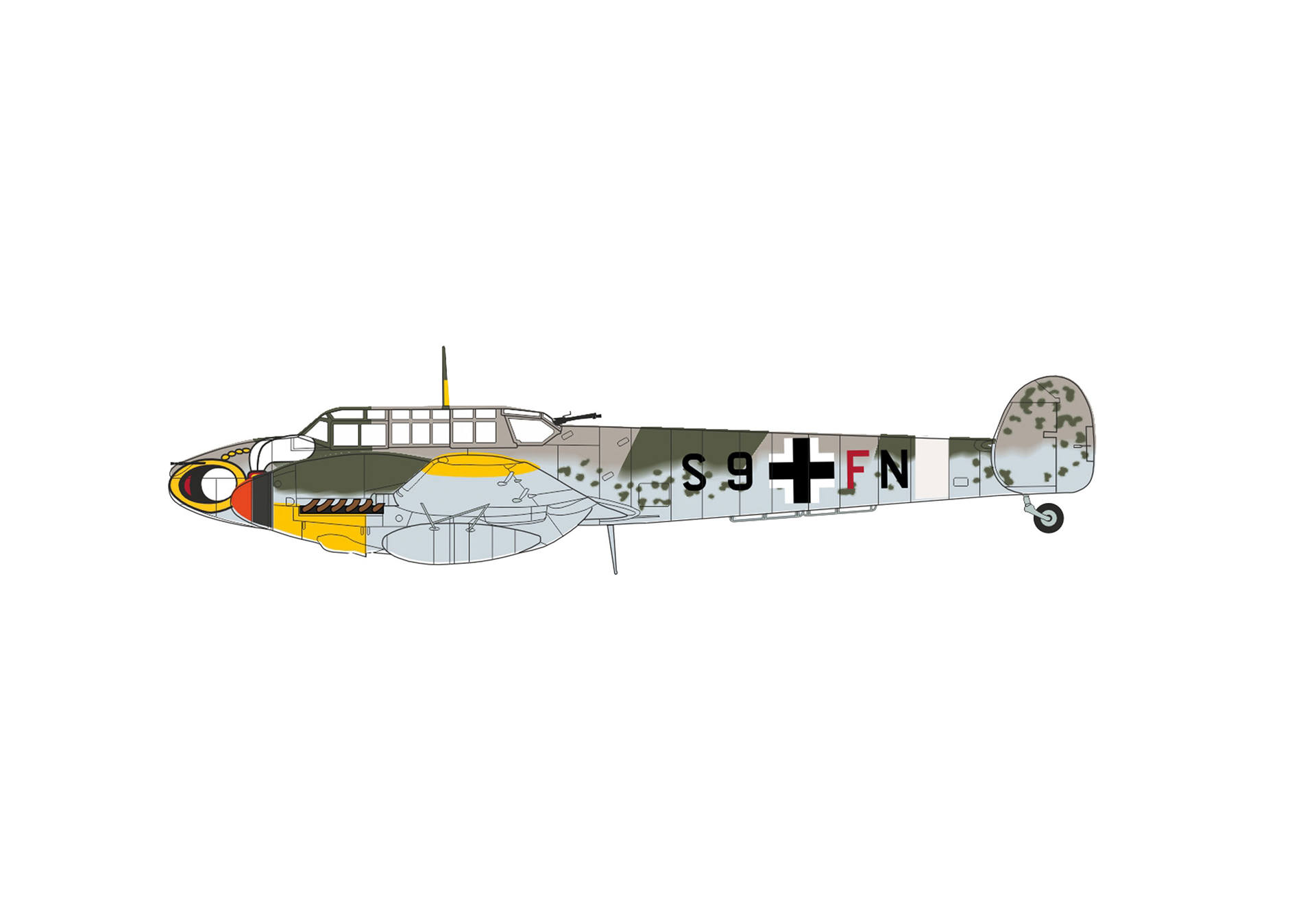 Bomber, Propeller plane, Military aircraft, Camouflage pattern, Tailwheel