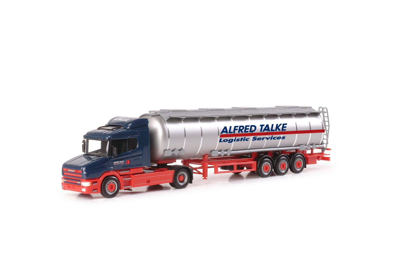 Scania conventional '04 jumbo chromium plated tank semitrailer "Talke"