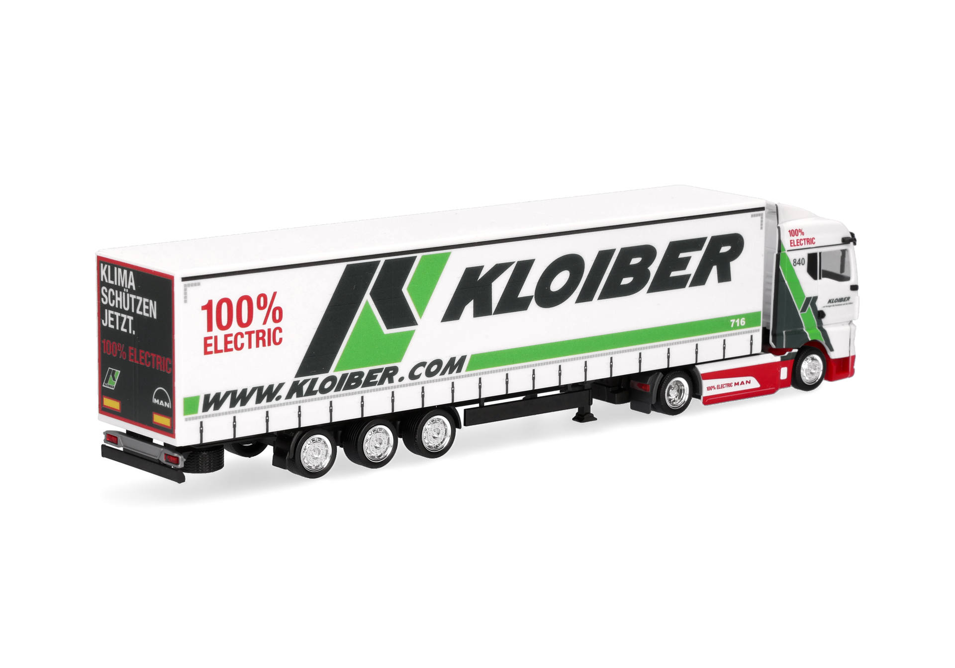 truck, semi-trailer, trailer, lorry, diecast