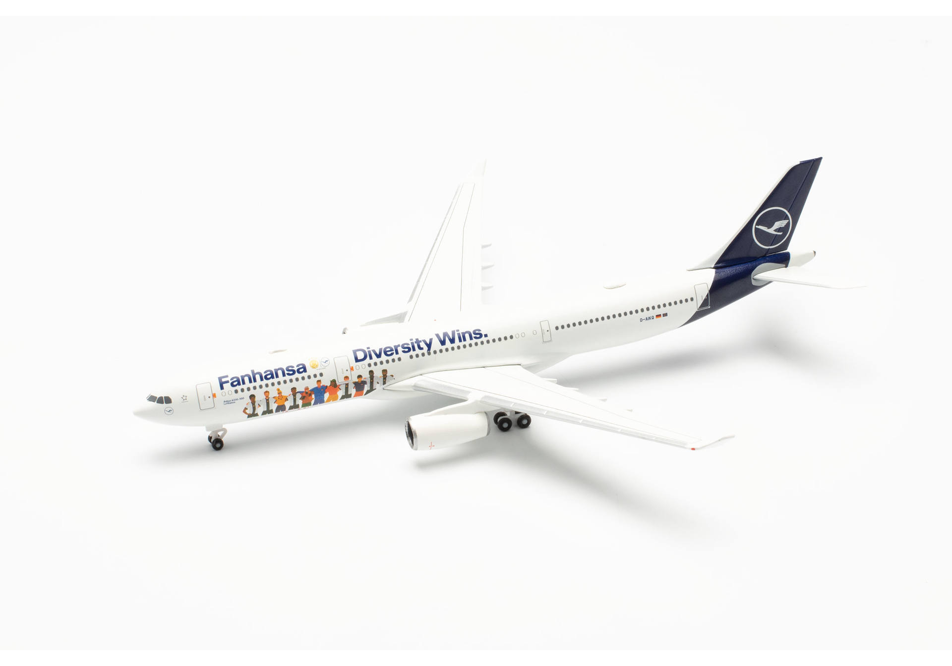 Lufthansa A330 Fanhansa – Diversity Wins - D-AIKQ