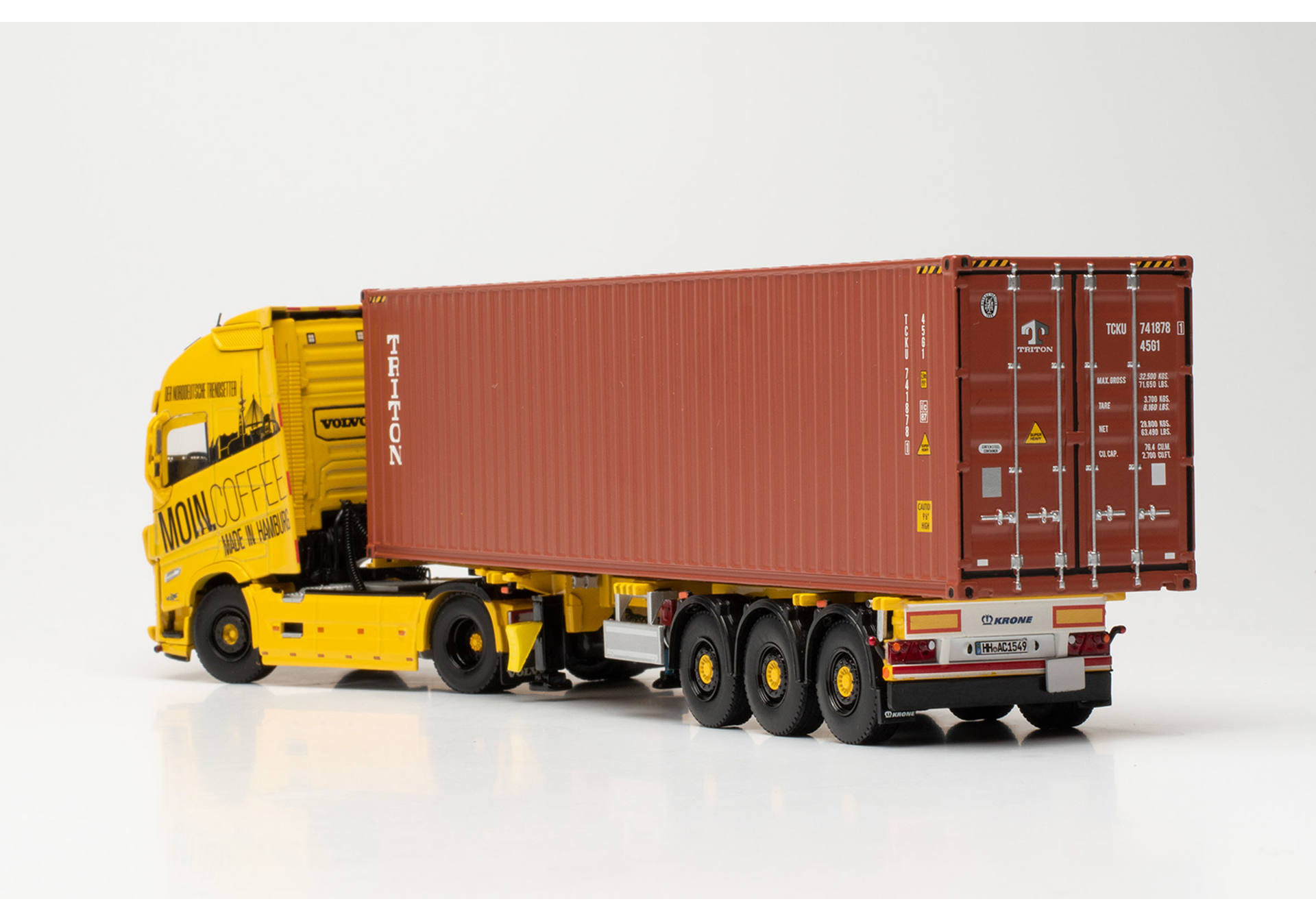 Volvo FH Gl. XL 20 Container-Sattelzug „acargo MoinCoffee / Triton“