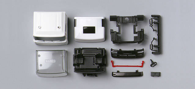 Steyr NSK driver's cabin with raised roof without side skirting (incl. rear-view mirror)Content: 2 pcs.