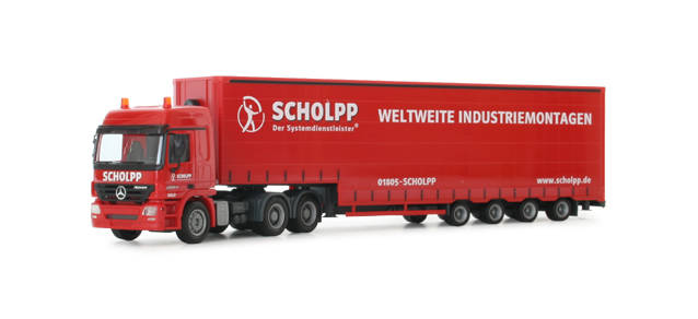 Mercedes-Benz Actros L volume semitrailer "Scholpp"