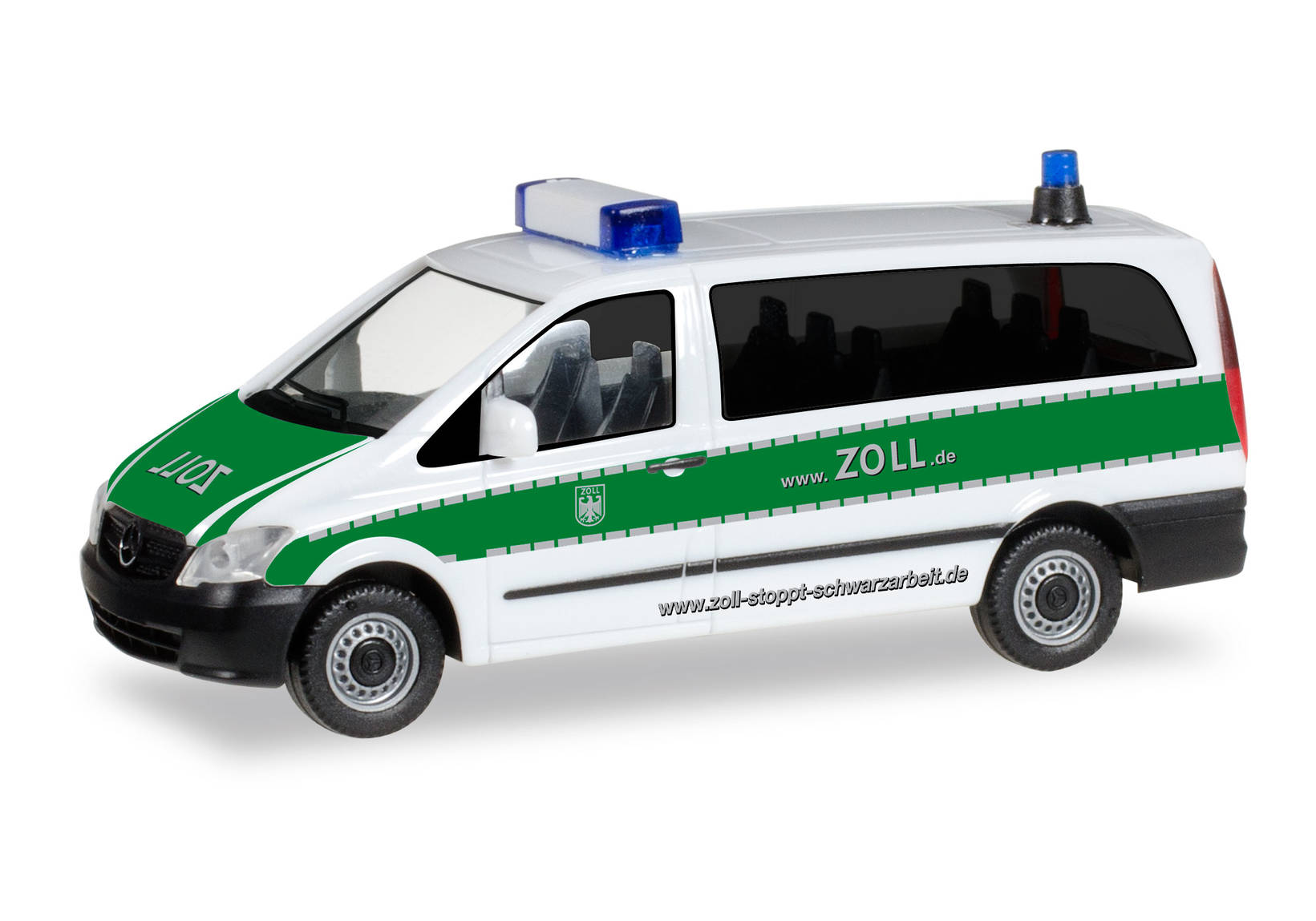 Mercedes-Benz Vito Bus "Zoll stoppt Schwarzarbeit"