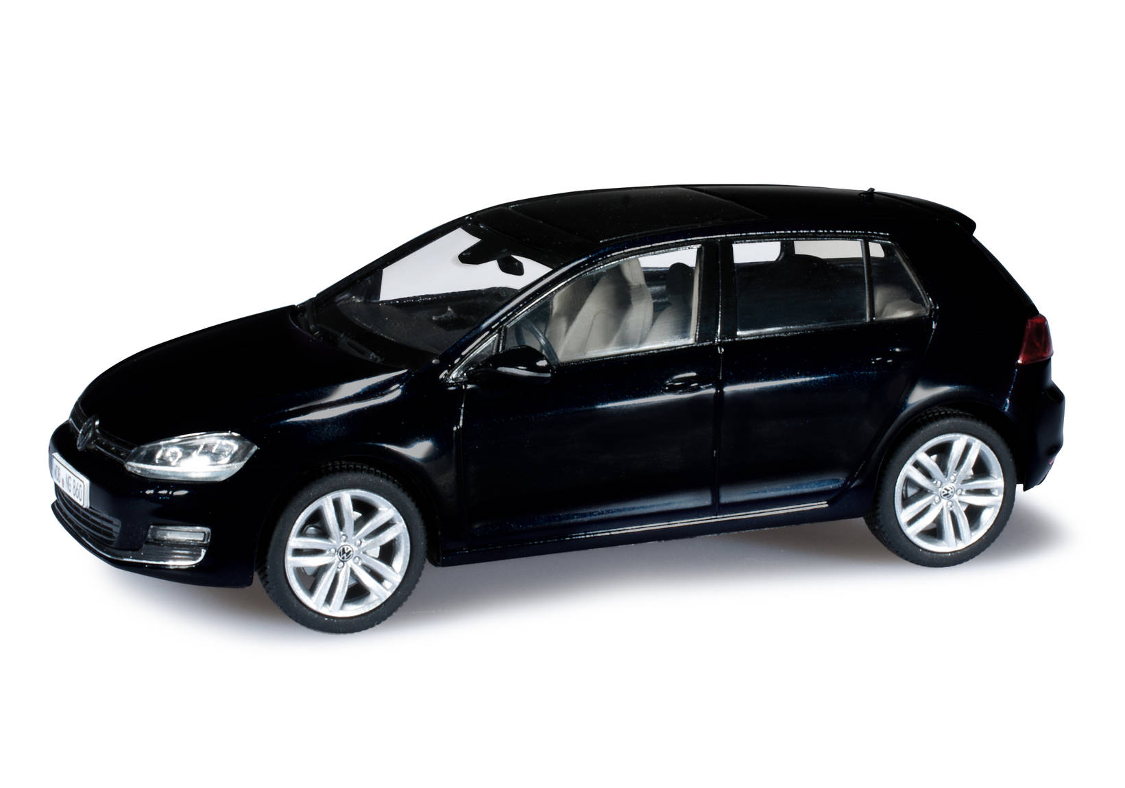 VW Golf VII four doors, black