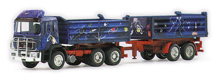 MAN F 90 tandem axle dump trailer "Sperl", PC