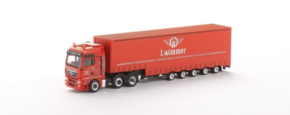 MAN TGX 26.540 XXL Jumbo-Gardine plane saddle train