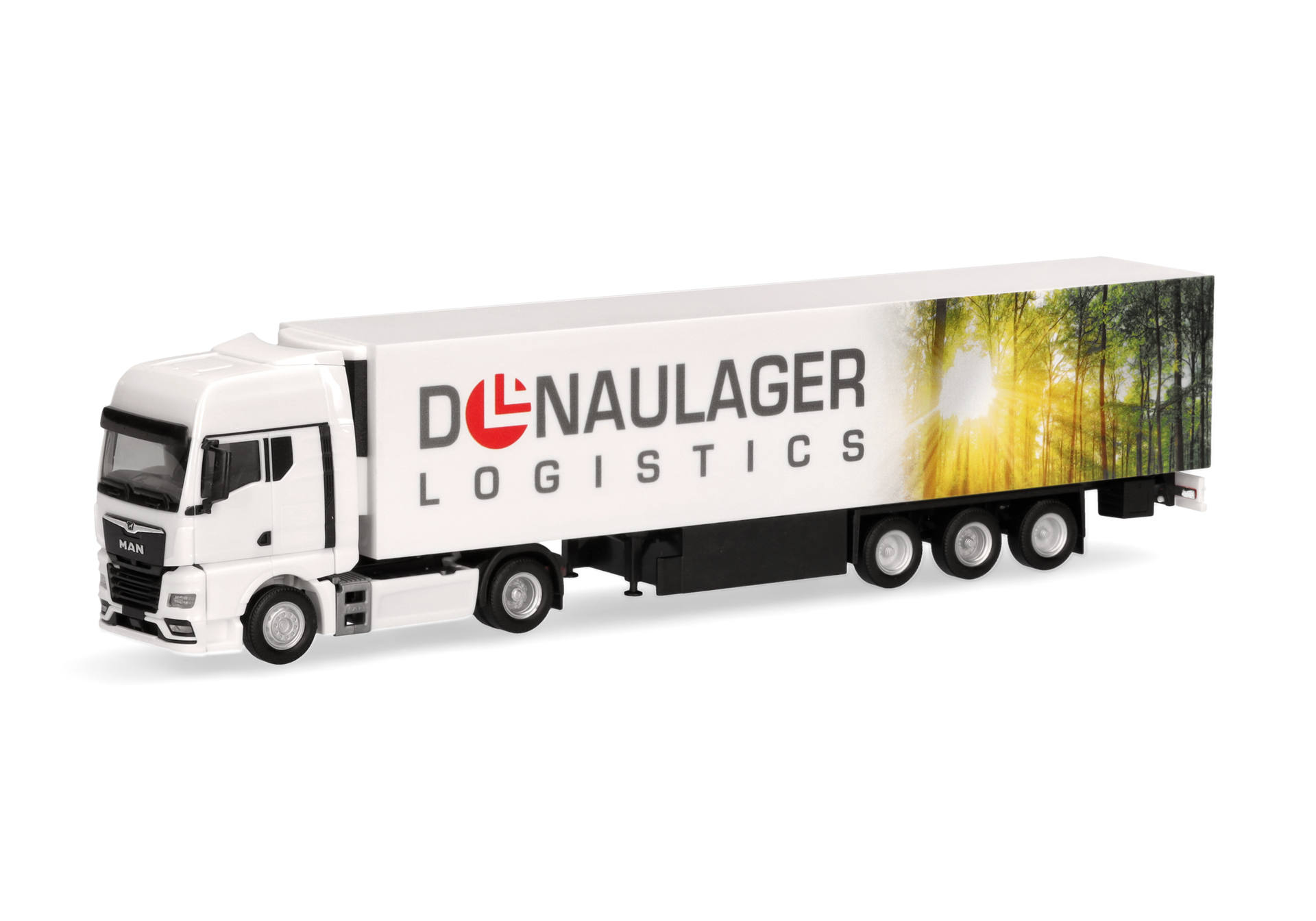 MAN TGX GX refrigerated box semitrailer "Donaulager Logistics/Baumpflanz" (Express)